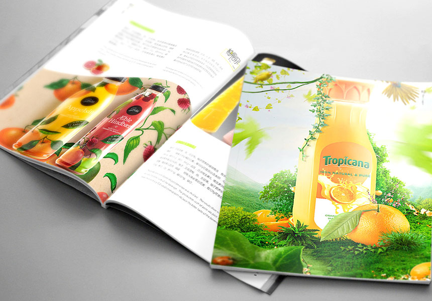餐饮店画册排版设计介绍， 简约餐饮店杂志的设计方法！