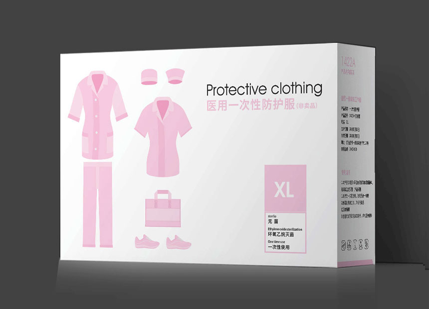 东莞防护服包装设计公司新款设计案例效果展示
