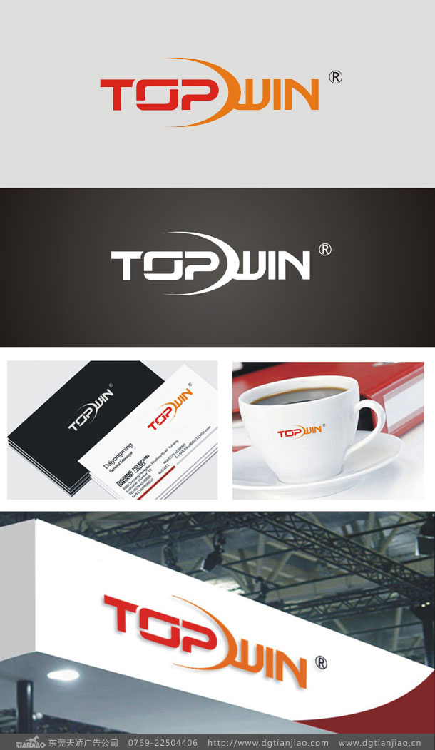 topwin光电企业标志设计LOGO