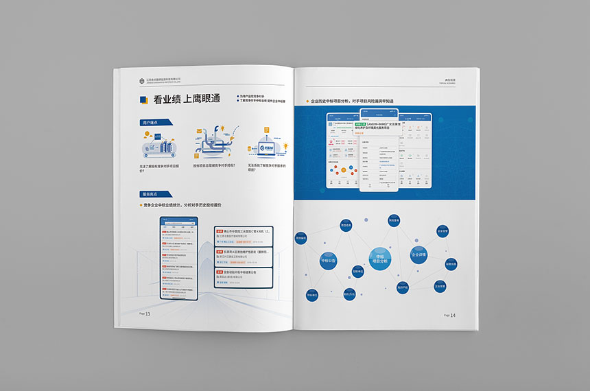 鹰眼通网络科技宣传画册设计制作