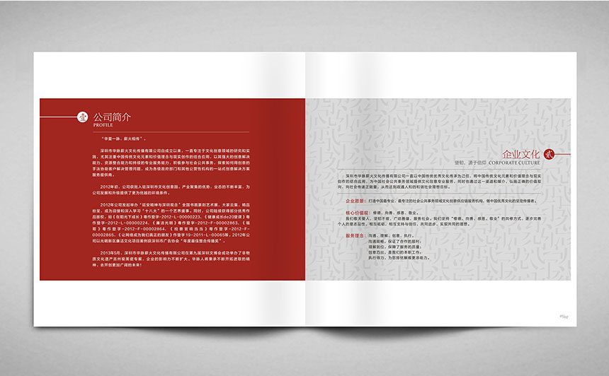 成功的公司宣传册设计可以更好的让用户看到公司的实力